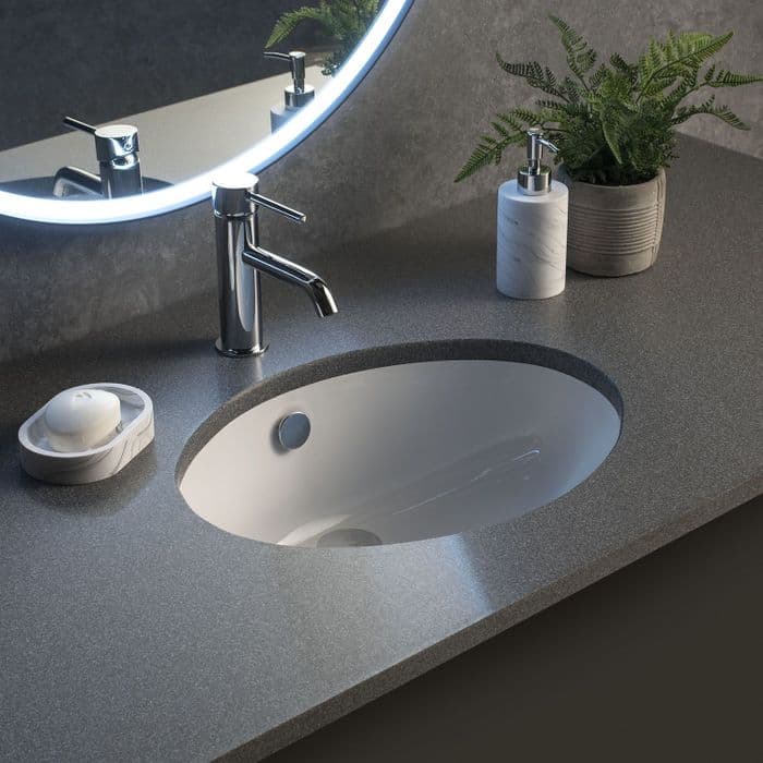Healey & Lord Modern Collection Oval Undermounted Wash Basin